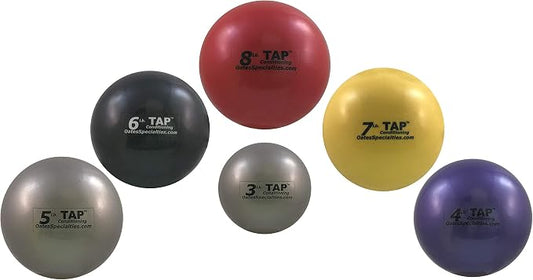 TAP Conditioning Mini-Medicine Ball | Used As a Replacement for Small Dumbbells | Used for Indoor Shot Put (Training Only) | Increase Grip Strength | Use for Slams, Tosses, and Throws