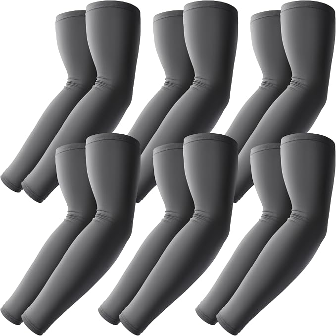 BHYTAKI Cooling Compression Arm Sleeves for Men Women,UPF50 UV Sun Protection Sleeves for Work Sport Tattoo Cover Up