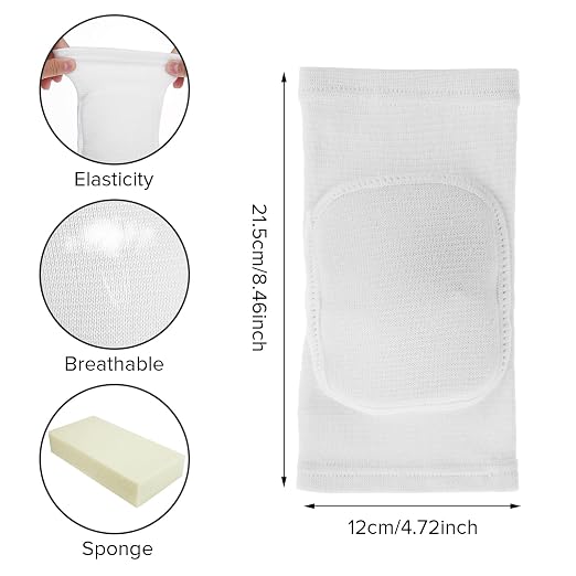 COMNICO Arm Brace Pads Elbow Protector Strap Pair, Breathable Anti-Collision Sponge Tendonitis Fitness Volleyball Basketball Tennis Golfers Knee Support Band for Kids Men Women Elderly
