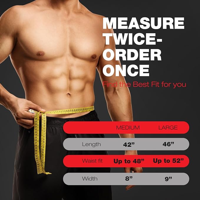 Premium Waist Trimmer & Trainer Belt for Men and Women - Sweat-Enhancing Slimming Wrap for Stomach, Adjustable Fit