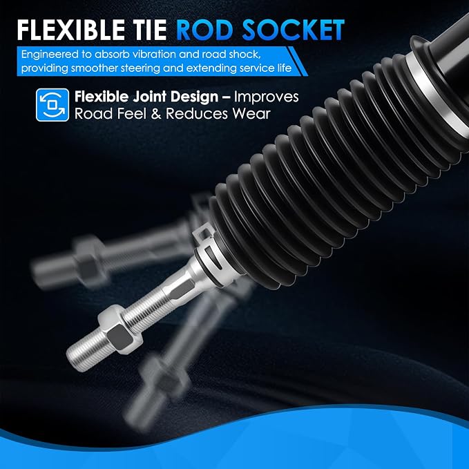 26-1618 Hydraulic Power Steering Rack and Pinion Fit for Toyota Sequoia 2001-2007 Tundra 2000-2006 3.4L 4.0L 4.7L Automotive Replacement Rack & Pinion Assembly 97-1618 442500C050 442500C020