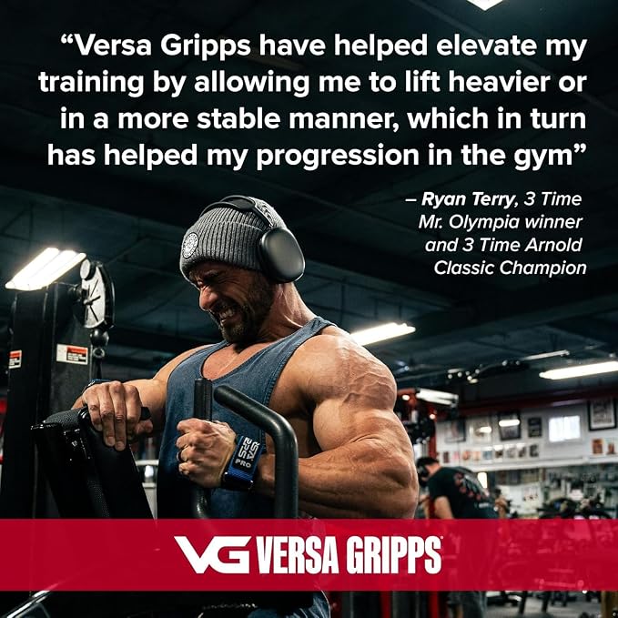 VERSA GRIPPS® PRO Wrist Straps, Choose Size and Color