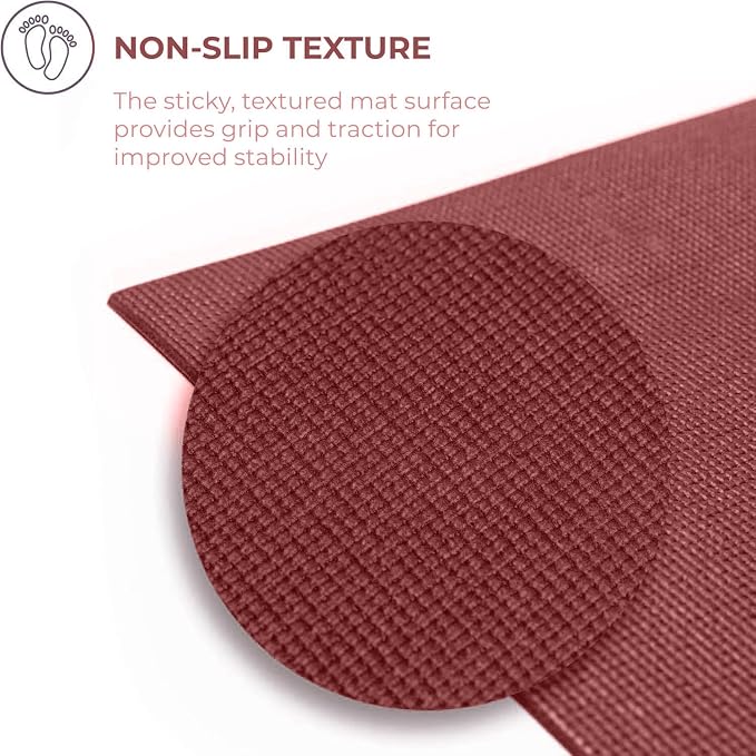 Voyage 5mm Studio Yoga Mats, 6 Pack, 72x24in | Extra Long, Anti-Tear Exercise Mats for Workout, Stretching, Fitness - Non Slip Gym Mats for Home, Schools and Studios