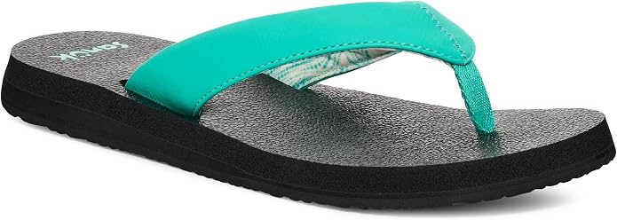 Sanuk Yoga Mat II | Flip Flops for Women | Yoga Sandals For Women | Women's Beach Sandals | Memory Foam Footbed