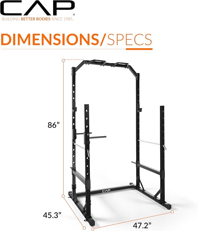 CAP Barbell Multi Use Power Rack, Color Series