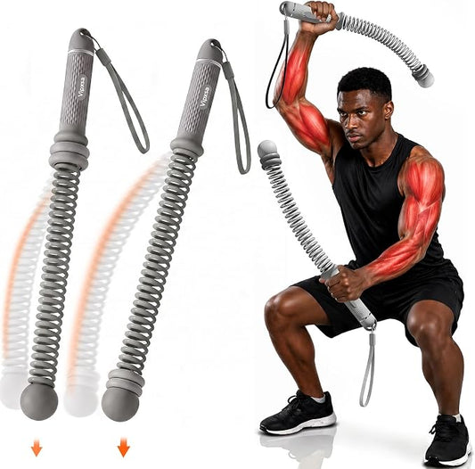 Adjustable Weights Cordless Battle Ropes,Portable Ropeless Battle Ropes for Home Gym with Storage Bag, Weighted Exercise Equipment for Low-Impact Workout, Strength & HIIT, for Men & Women