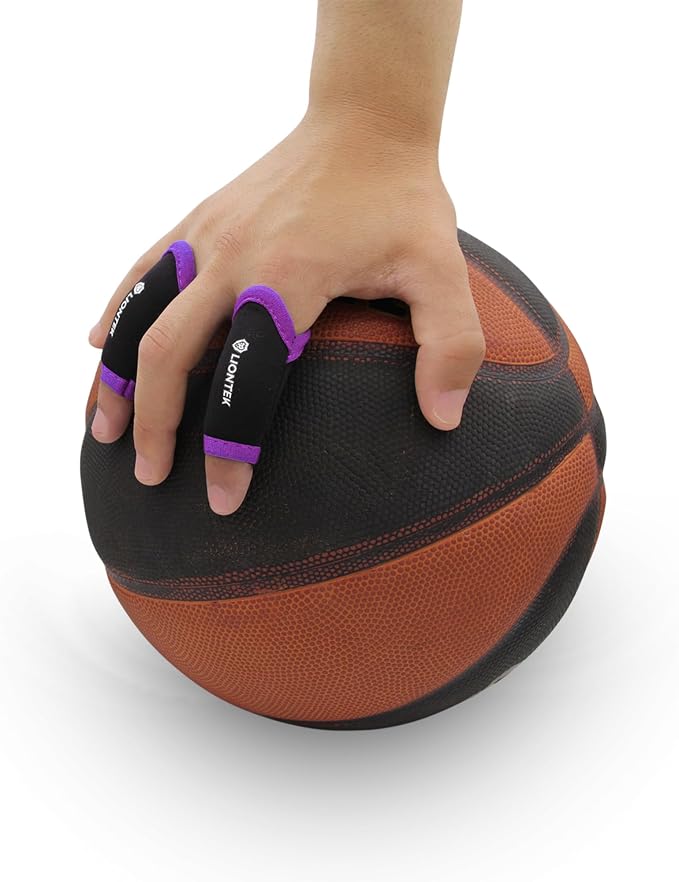 Single Finger Sleeve Pair - Sports Compression Finger Sleeve for BJJ, MMA, Basketball, Weight Lifting, and More