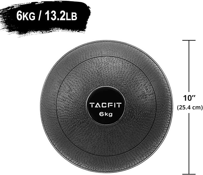 Exercise Slam Ball - Smooth Texture, No-Bounce Medicine Ball for Crossfit and Strength Training
