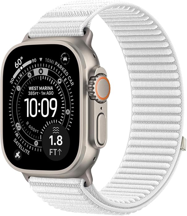 Nylon Loop Sport Band Compatible with Apple Watch Ultra 3 2 Band 49mm 46mm 45mm 44mm 42mm 41mm 40mm 38mm Women Men, Stretchy Strap Elastic Fabric Wristband for iWatch Series 11 10 SE 9 8 7 6 5 4 3 2 1
