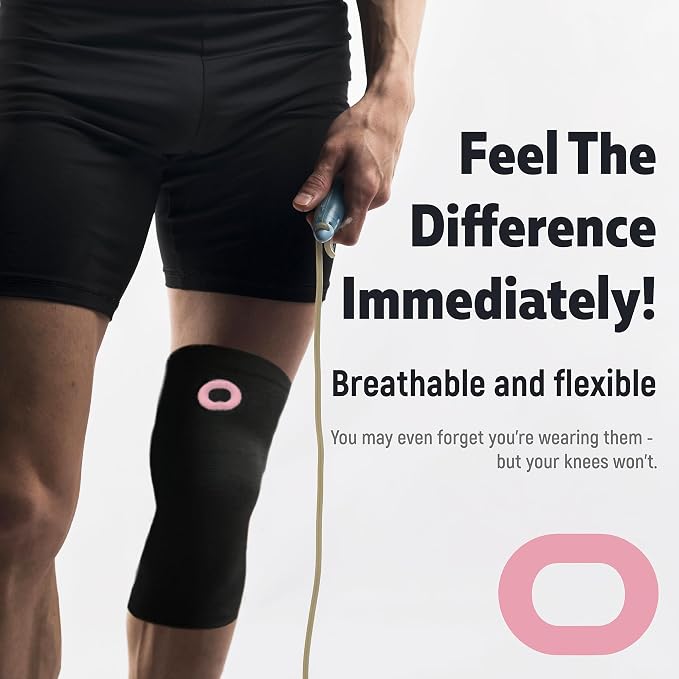 Knee Brace for Women & Men (Pair) – Knee Sleeves for Running, Workout, Weightlifting & Sports – Compression Knee Support for Knee Pain Relief, Meniscus Tear & Arthritis