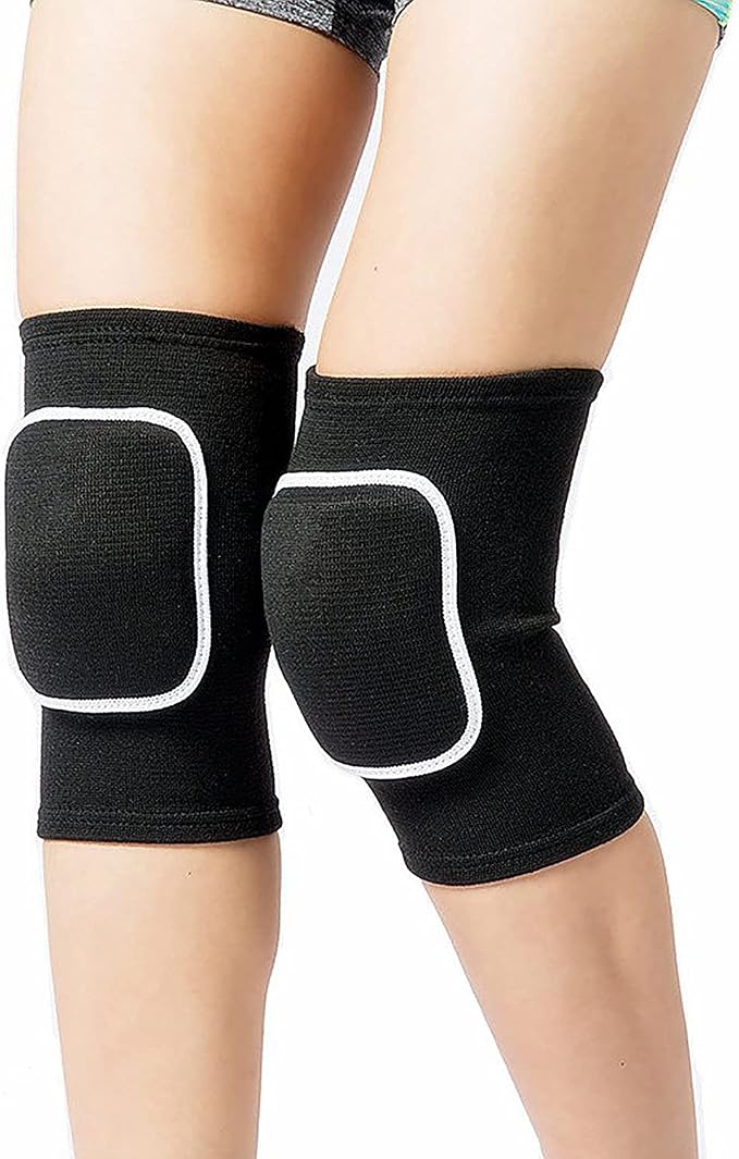 Volleyball Knee Pads for Dancers, Soft Breathable Knee Pads for Men Women Kids Knees Protective, Knee Brace for Volleyball Football Dance Yoga Tennis Running Cycling Workout Climbing
