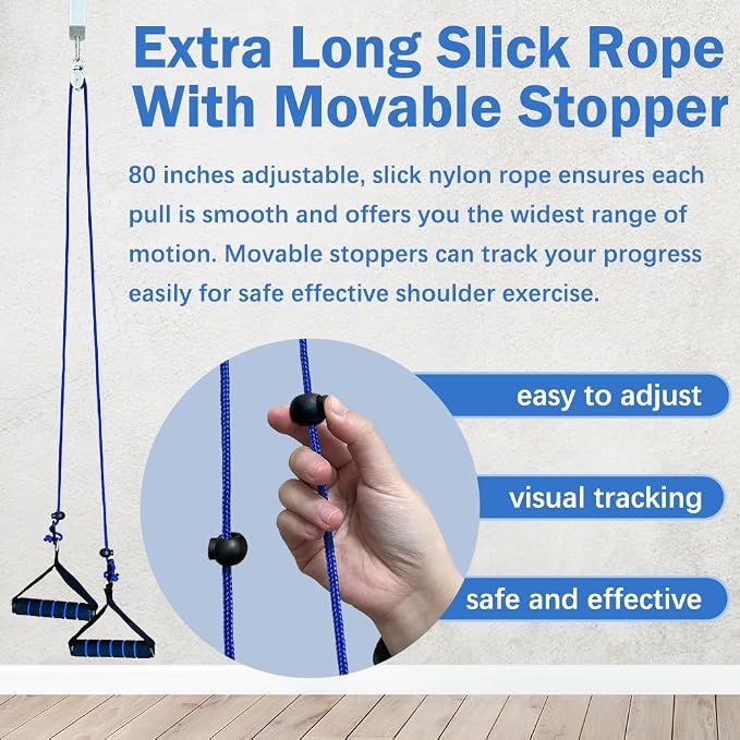 Shoulder Pulley for Physical Therapy, Pulleys for Shoulder Rehab Over Door, Shoulder Pulley Over The Door Physical Therapy, Door Pulleys For Physical Therapy, Arm Pulley, Over The Door Pulleys