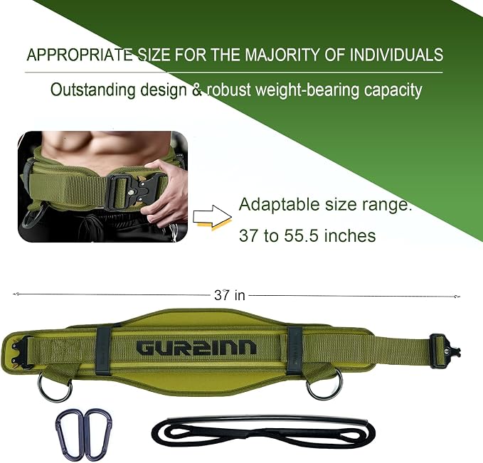 Weight Lifting Belt Gym Fitness with Quick Locking, Dip Belt with rope, Weighted Pull Up Belt for Gym Fitness Powerlifting Squat