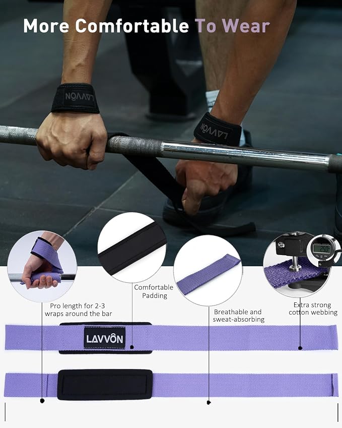 Barbell Squat Pad Set- Nylon Padding AntiSlip- Thick Foam Hip Thrusts Pads | Bench Press/Lunges/Bar Squats Padding Cushion -Standard Olympic Weight Bar Pad(Wrist Straps Weightlifting-Ankle Straps)