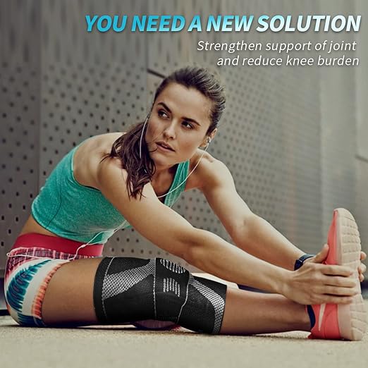 NEENCA Professional Knee Brace, Medical Knee Support for Women & Men Relief | Upgraded Version, Patented Patella Gel Pad & Side Stabilizers, For Knee Pain, Swelling, ACL,PCL, Circulation, Sports, Workout