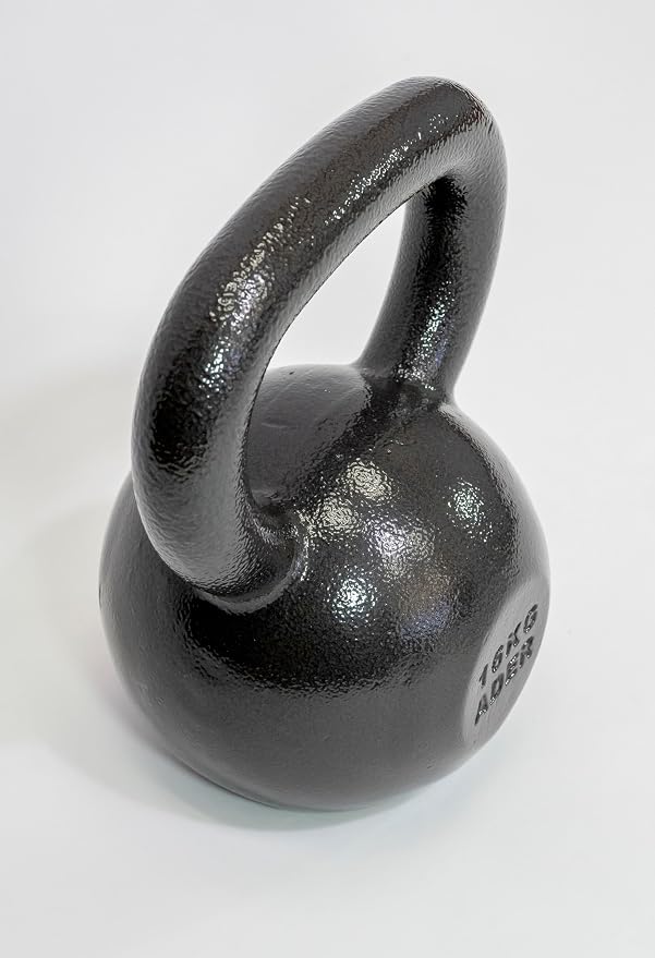Ader Sporting Goods Premier Kettlebell Set with Kettlebell Rack and Dvd (5,10,15,20,25,30,35,40,45,50, 60Lb)