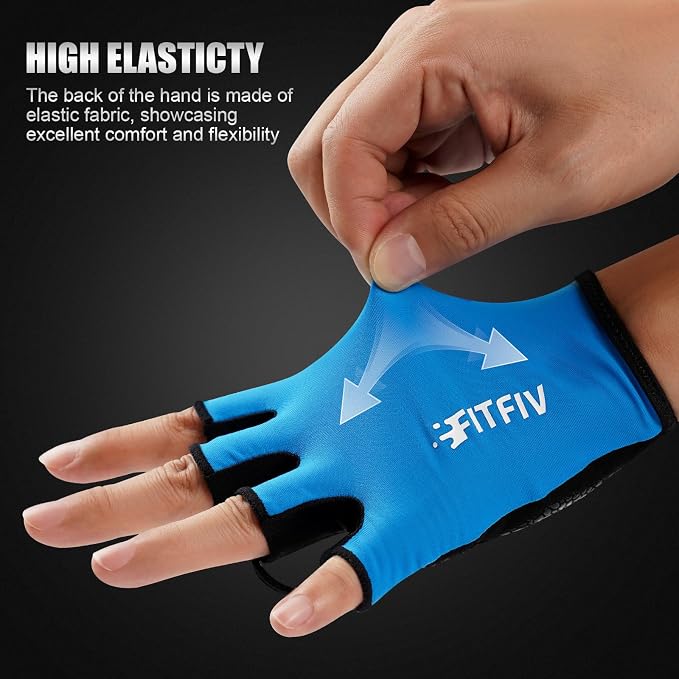 Cycling Gloves for Men Women, Half-Finger for Bike, Gym, Weight Lifting, Workout, Riding, Outdoor Sports
