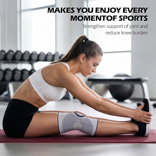 GOOGAH Knee Brace for Women Men - Knee Compression Sleeve for Knee Pain Relief, Arthritis, Meniscus Tear, ACL & MCL Support (2 Pack)