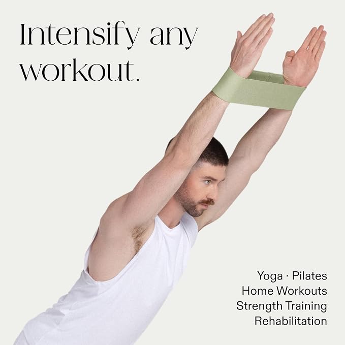 Bala Bands Resistance Bands, Non-Slip Fabric Exercise Bands | Non-Slip Ankle, Legs, Glutes & Booty Bands, Women & Men - Loop Workout Bands for Yoga, Pilates & Strength Training