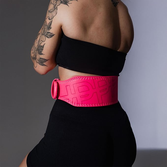 Weight Lifting Belt - Double Prong 4” to 2.5” Tapered Premium Lifting Belt for Men and Women - Ultimate Back Support For Weightlifting and Powerlifting | Premium Fitness Gear