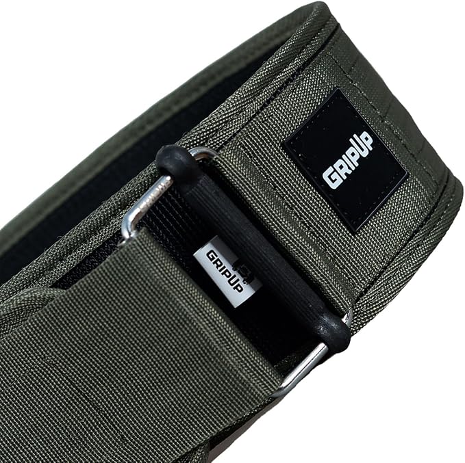 Self-Locking Weight lifting Belt AUTO LOCK 4 Inch Gym Belt Adjustable Buckle For Fitness Powerlifting Bodybuilding Weightlifting Deadlift Olympic Cross Training Back Support Men & Women