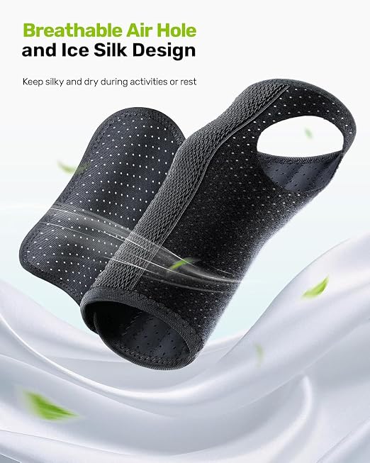 Rakiie 2 Pack Carpal Tunnel Wrist Braces, Adjustable Wrist Support Splint for Night Sleep & Daytime Working, Hand Braces Pain Relief for Arthritis, Typing, Pregnancy, Men Women (Gray, M)