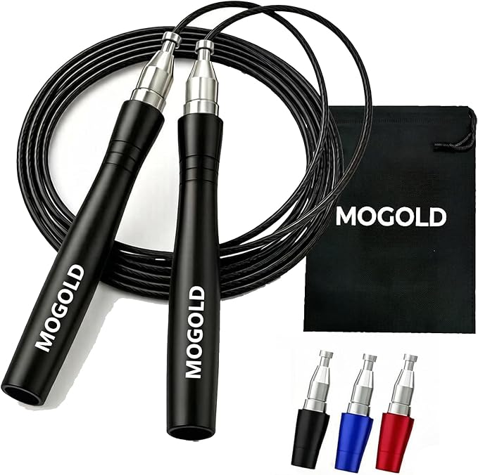 Speed Ropes Jump Rope For Men/Women-Tangle-Free-Self-Locking Screw-Free Design