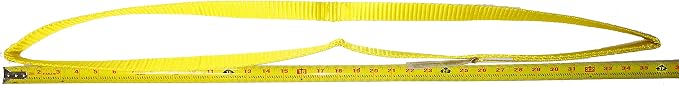 Everest C1150 1" x 3' Flat Endless Sling Yellow Lifting Sling for Construction, Lifting, Moving, Hoisting - Strap Heavy Duty - 1-Pack 3200lbs WLL
