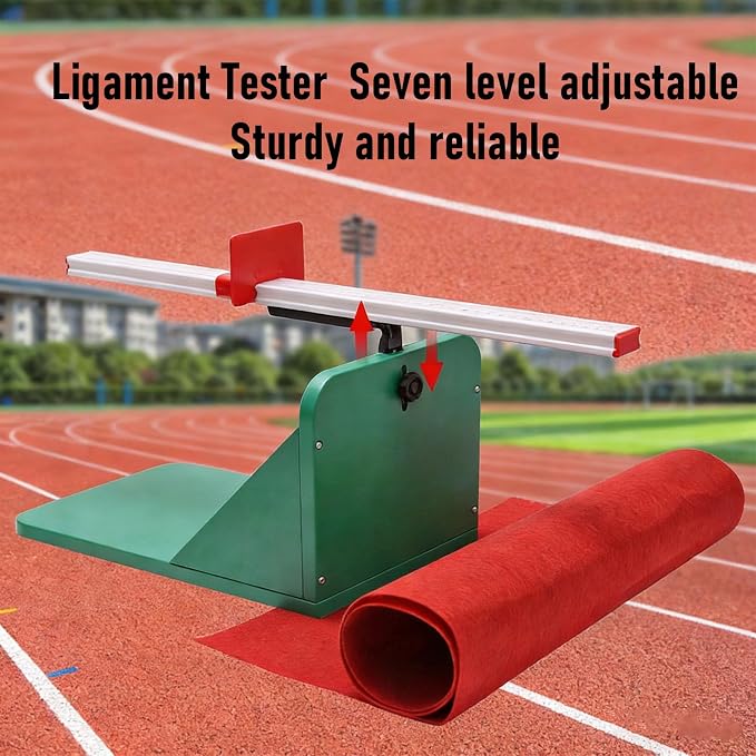 Adjustable Sit and Reach Flexibility Tester with Scale Portable Ligament Flexibility Assessment Measuring Instrument Fitness Test Tool for Kids Adults Home School Gym
