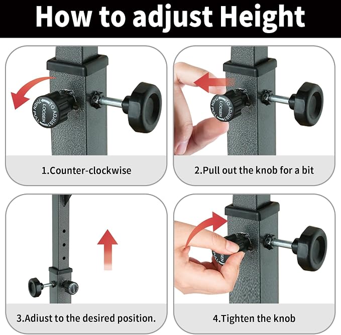 Adjustable Height Dip Bar Station, Heavy Duty Dip Station for Home Gym,Multi-function Dip Station Pull Up Bar Full Body Strength Training Workout Fitness Equipment for Tricep Dips