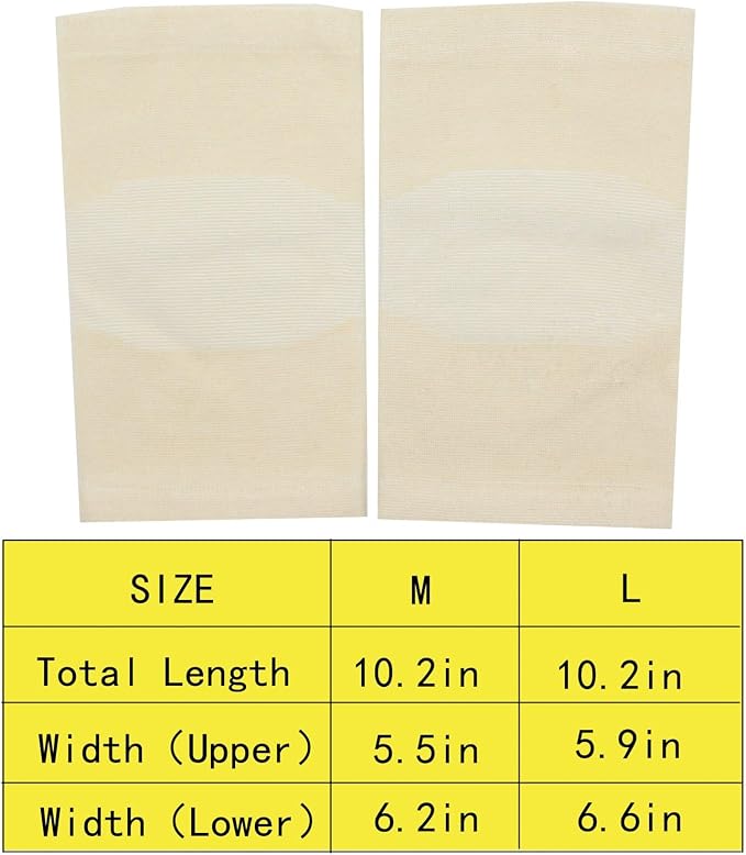 JUMISEE (One Pair Cotton Knee Sleeves for Knee Support, Circulation Improvement & Pain Relief Compression Knee Brace