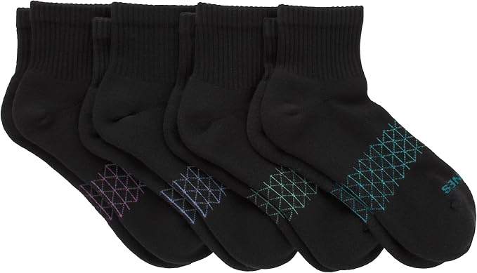 Hanes Women's Socks, 4-pack, Absolute Active Cushioned Moisture-wicking Best Women's Socks, Crew, Ankle and No Show