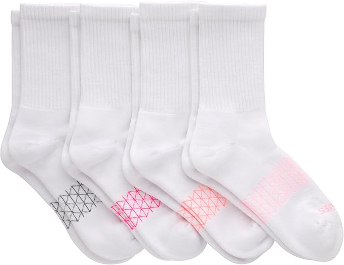 Hanes Women's Socks, 4-pack, Absolute Active Cushioned Moisture-wicking Best Women's Socks, Crew, Ankle and No Show
