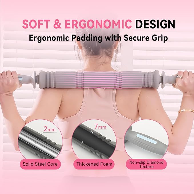 Adjustable Dumbbell Set 13LB/18LB/22LB/35LB, 4-in-1 Soft Shell Weight Set with Connector, Converts to Barbell & Kettlebell, Strength Training Equipment for Home Gym, Ideal for Women & Beginners