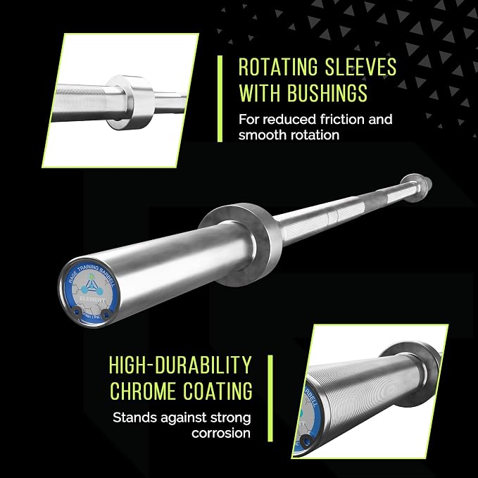 Olympic Training Barbell 6FT, 15lb Weight, 300LBS Capacity