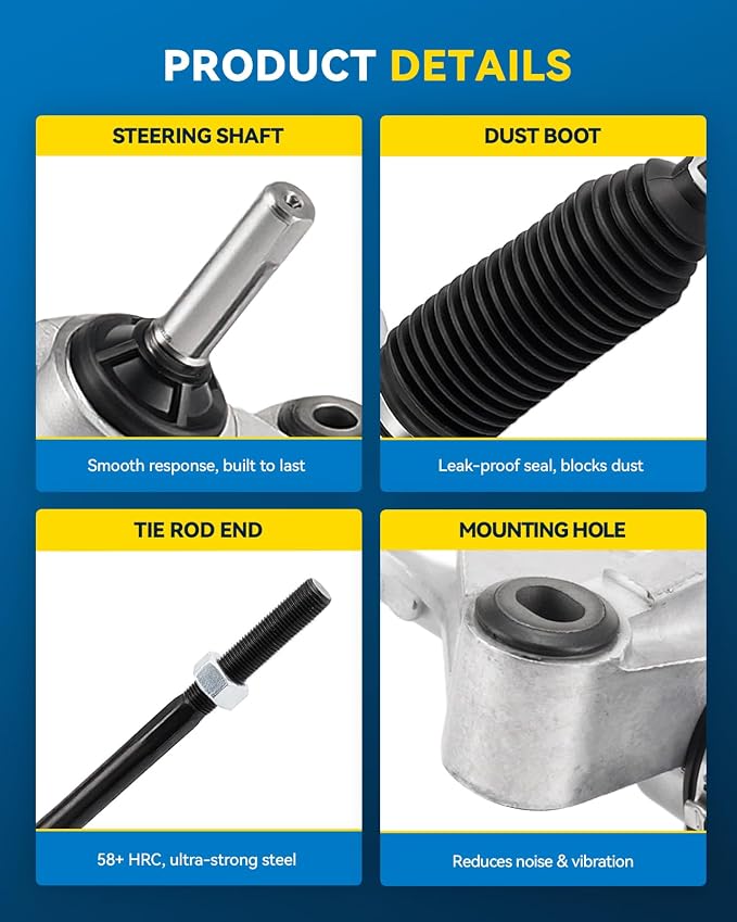 PHILTOP Steering Rack and Pinion for 07-09 Escape Limited/XLS/XLT, Mariner | No.1G1816, 8L8Z3504A, 8L8Z3504C, 8L8Z3504D