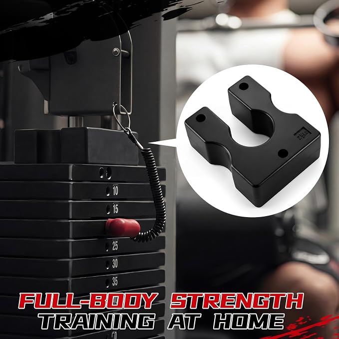 5 Lbs/ 2.5 Lbs Weight Stack Adapter Plates Add on Weight More Resistance for Gym Accessories Machines
