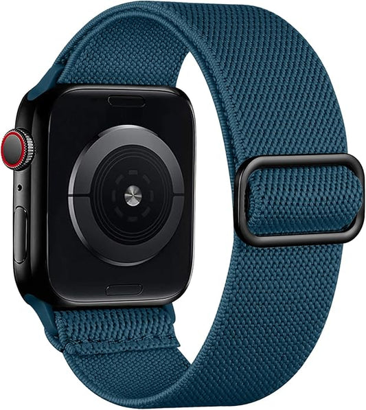 Lerobo Braided Band Compatible with Apple Watch Series 11 10 9 8 7 46mm 45mm 41mm Ultra SE 3 2 1 49mm Series 6 5 4 3 44mm 40mm 38mm 42mm Men iWatch Bands Women Stretchy Nylon Solo Loop Sport Strap