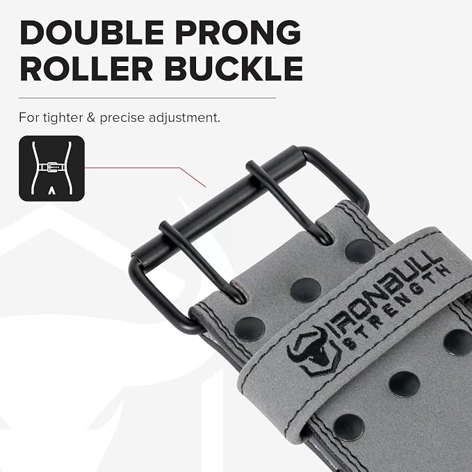 Powerlifting Belt - IPF Approved – Weight Lifting Belt 10mm - Prong Weightlifting Belt for Squats, Deadlift, and Bench Press – Lifting Belt Leather 4in for Men and Women – Back Brace for Gym, Workout, Strength Training, Strongmen & Power Lift