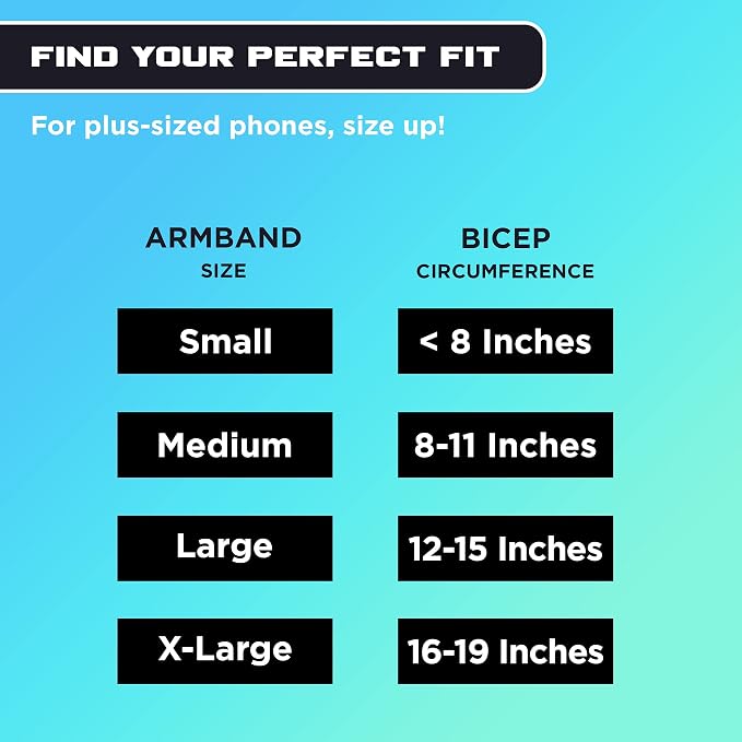 Phone Holder for Running, Cell Phone Arm Bands with Reflective Logo, Phone Strap Armband Fits iPhone and Android, Use for Running, Walking, Hiking and Biking, Neon, Small
