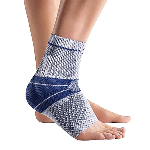 Bauerfeind - MalleoTrain - Ankle Support Brace - Helps Stabilize the Ankle Muscles and Joints For Injury Healing and Pain Relief - Left Foot - Size 3 - Color Titan