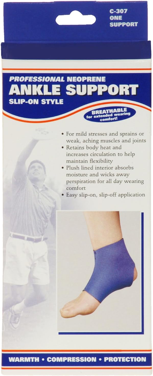 OTC Ankle Support, Slip-on Style, Neoprene, X-Large (Pack of 2)