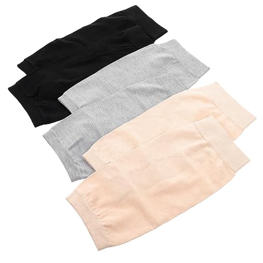 Scar Covering Elbow Brace | 3 Pairs Breathable Elbow Protector Covers Compression Sleeves Arm Brace Sleeve Protective Support Elasticity Men and Women