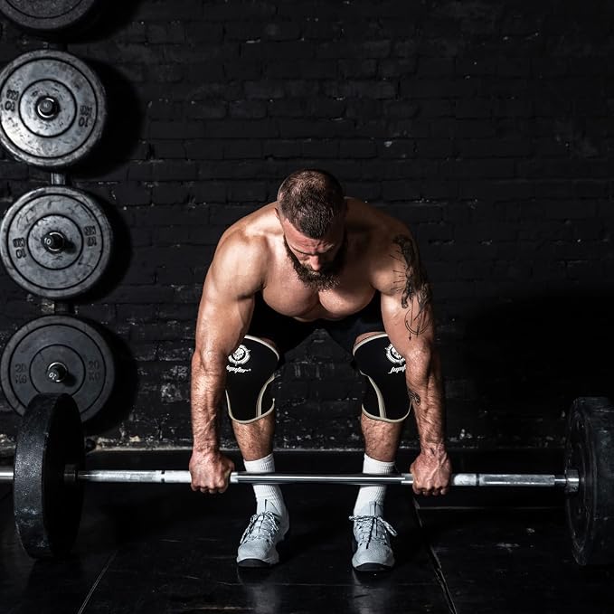 Knee Sleeves (1 Pair), 7mm Compression Knee Braces for Squats,Weightlifting,Powerlifting,Cross Training for Men & Women (XX-Large)