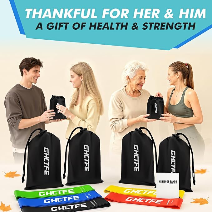 20/100PCS Resistance Bands Bulk Set for Trainers, Small Groups & Fitness Classes, Mini Bands for Glutes, Legs, and Core Workouts, Loop Exercise Bands with Storage Bag, Gift for Workout Buddies