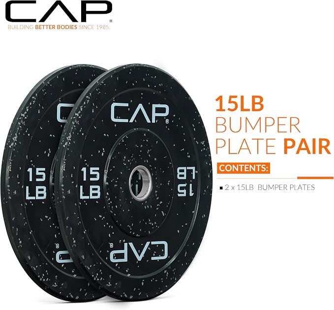 CAP Barbell Rubber Olympic Bumper Plate | Multiple Options/Colors
