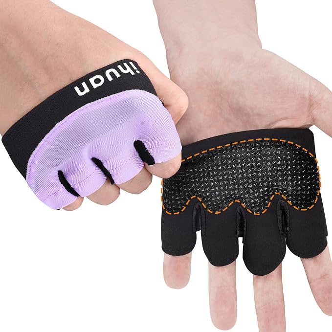 ihuan New Weight Lifting Gym Workout Gloves Men & Women, Great for Weightlifting, Exercise, Training, Fitness