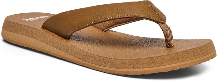 Sanuk Yoga Mat II | Flip Flops for Women | Yoga Sandals For Women | Women's Beach Sandals | Memory Foam Footbed