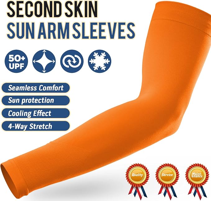 GOUNOD Arm Sleeves for Men Women,Compression Sleeves to Cover Arms for Men Working,Sun Sleeves for Men UV Protection