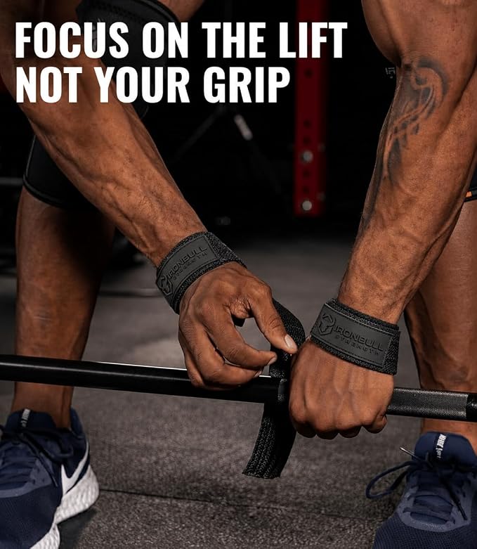 Lifting Wrist Straps for Weightlifting (1 Pair) – Padded Lifting Straps for Deadlifts, Powerlifting, Strength Training & Bodybuilding – Gym Straps for Men & Women